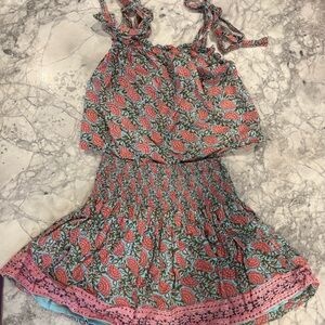 Marea by Liz Joy - Floral Tank Top and Skirt Set